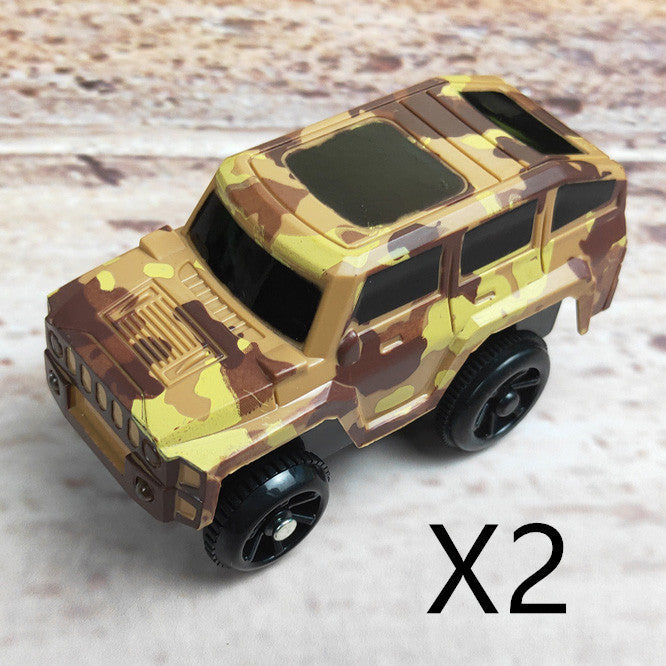 Children's Electric Assembled Track Racing Simulation Animal Tyrannosaurus Dinosaur Toy Puzzle Boy Gift