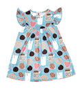Milk and Cookies Milk Silk Flutter Dress