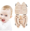 Wooden Baby Tooth Box Organizer Deciduous Teeth Storage