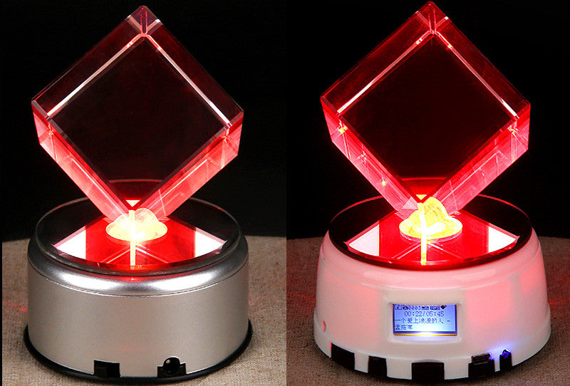 Customized Bluetooth Music Box with Crystal Ball and Photo - Perfect for Tanabata and Valentine's Day Gifts