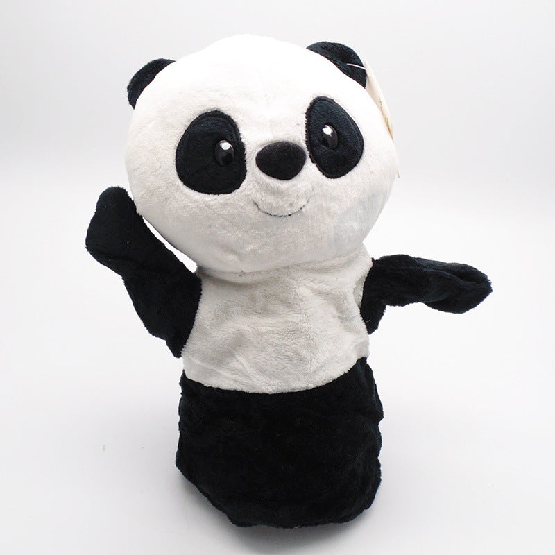 Hand puppet animal plush cartoon early childhood dolls, toys, children's kindergarten story telling, hand puppet creative wholesale