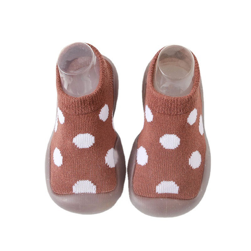 Baby Round Dot Style Comfortable Breathable Toddler Sock Shoes