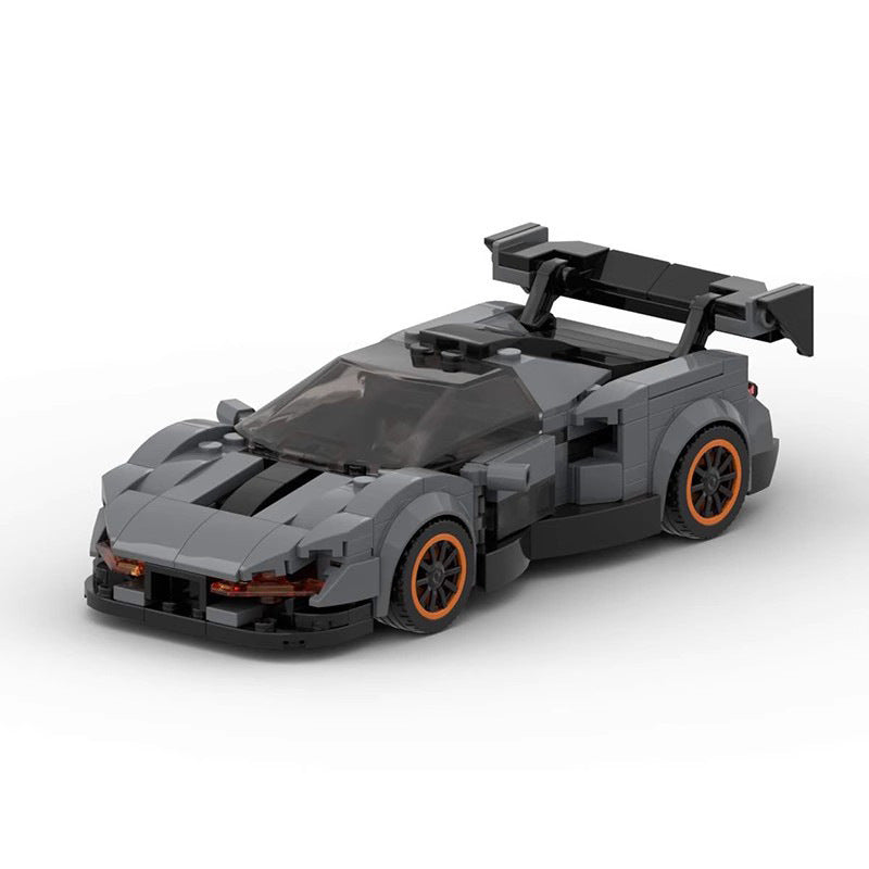 Building Block Toy Creative Super Sports Car Speed8 Grid Model
