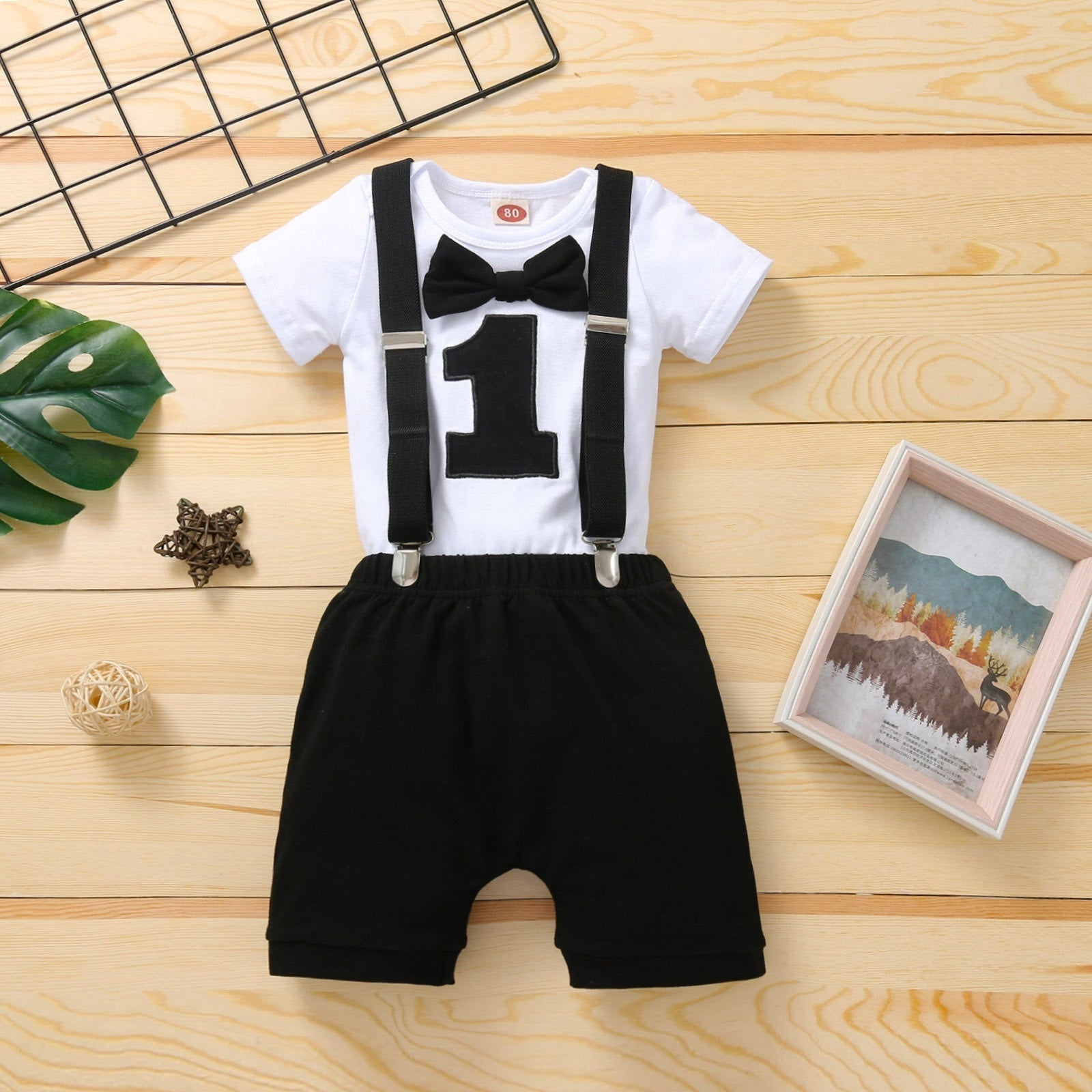 Removable Hood Blouse And Pants Men's Striped Hidden Hook