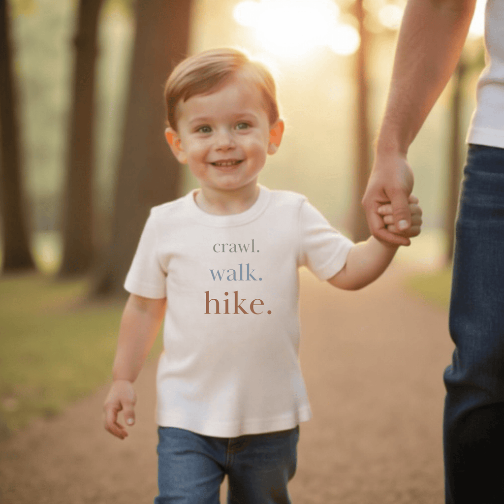 graphic tee | crawl walk hike