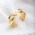 Classic crystal cashemire water drop open bracelet versatile advanced ins