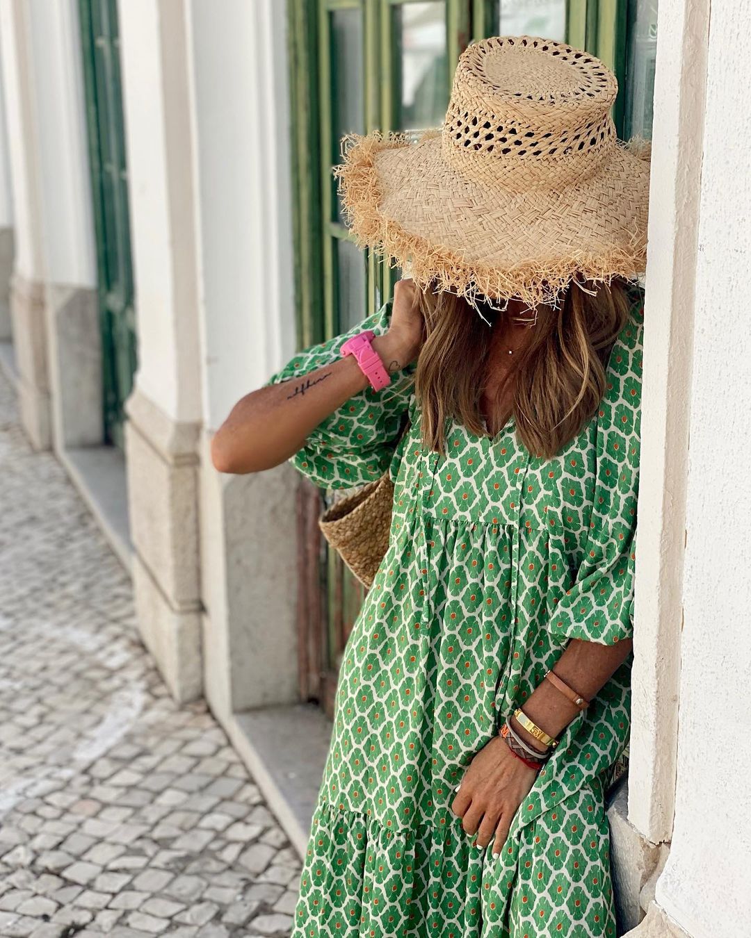 PURPLE Summer Women's Vintage Printed Bohemian Dress Elegant Ladies Casual Loose V-Neck Short Sleeve Long Dresses