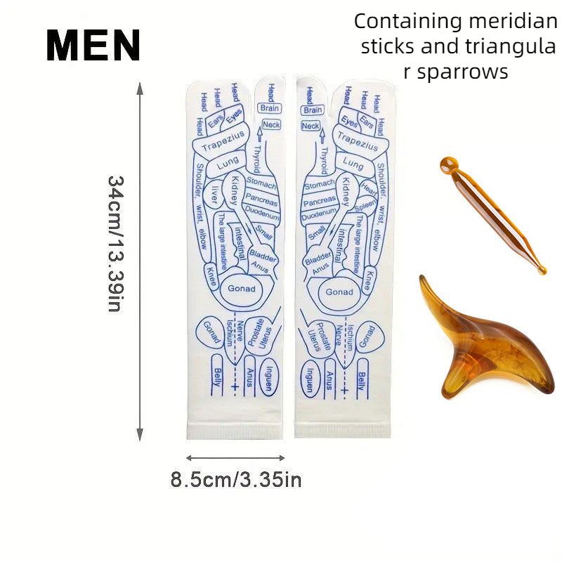 Warp socks English acupoint socks meridian socks massage socks