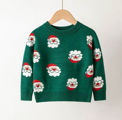 Baby Boys' And Girls' Elastic Pullover Sweater