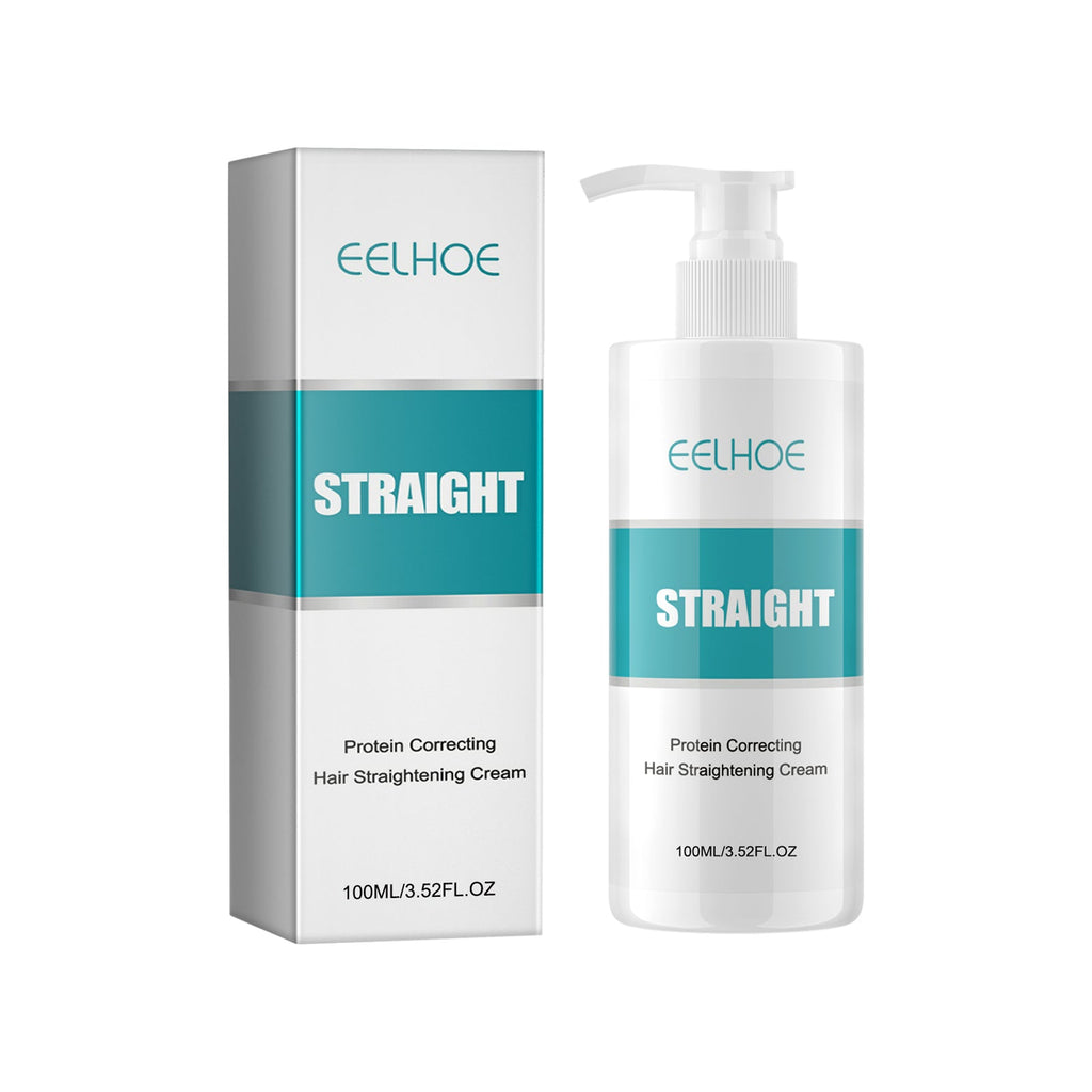 Protein Correcting Hair Straightening Cream, Smoothing And Repairing Damaged Hair Smoothing Cream Without Straightening