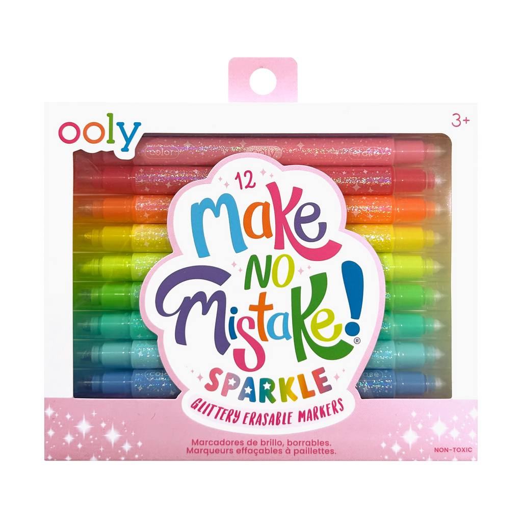 Make no Mistake!: Glittery Erasable Markers