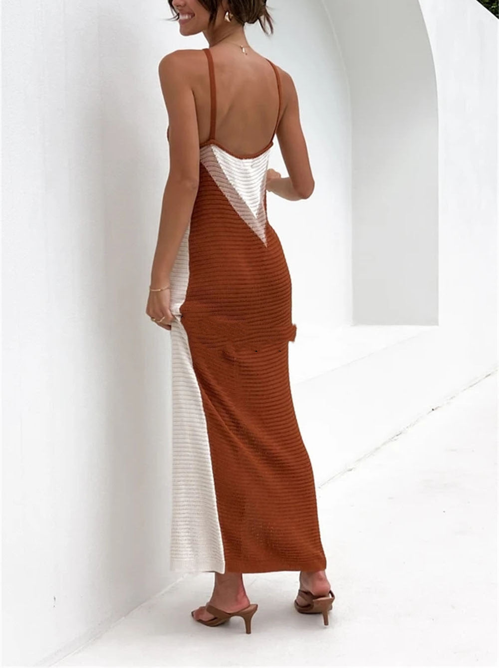 Long Knit Skirt Panel Bikini Plus Size Beach