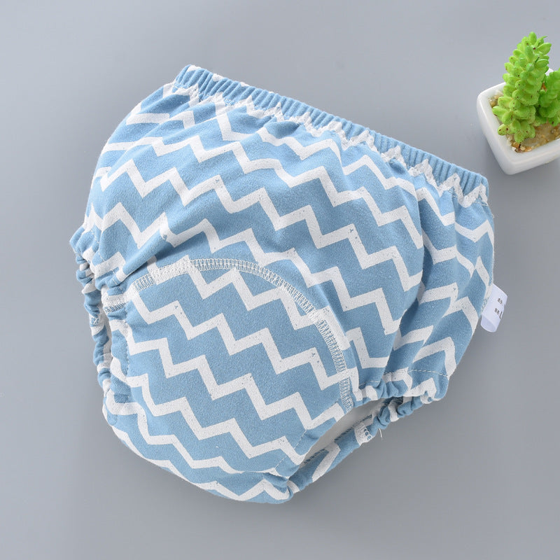 Baby Training Pants Washable 6-layer Gauze Diaper Cover Learning