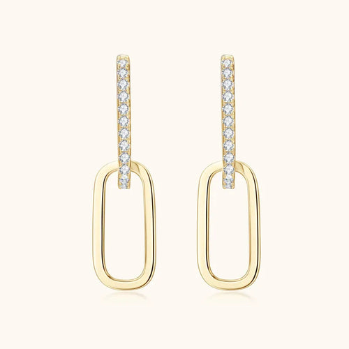 925 Sterling Silver Moissanite Earrings