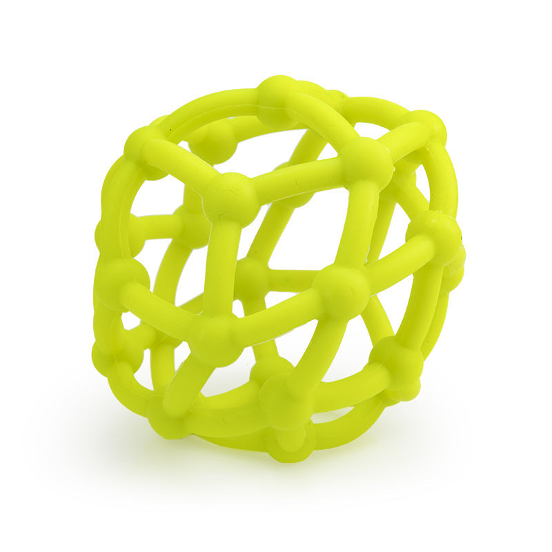 Baby Silicone Ball Newborn Soft Ball Round Hollow Small