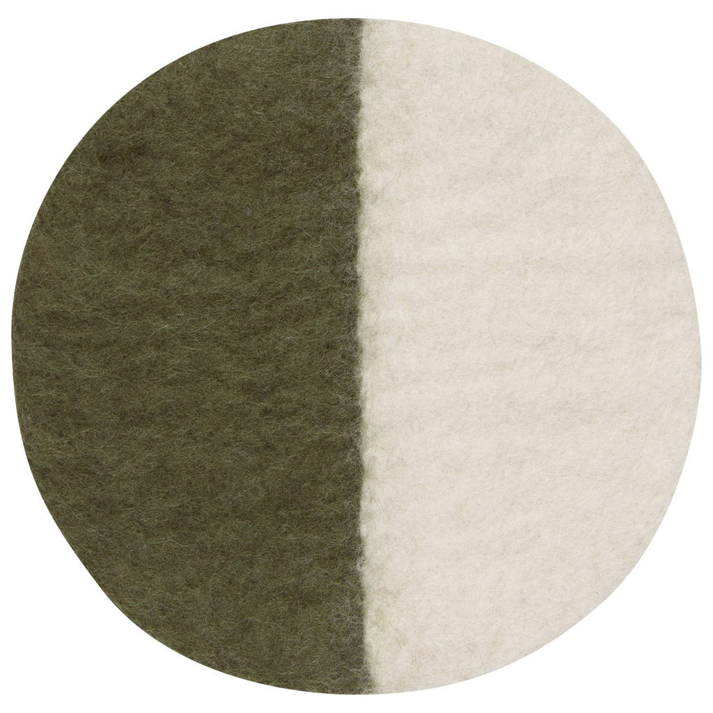 Danica Heirloom - Olive Felted Wool Trivet