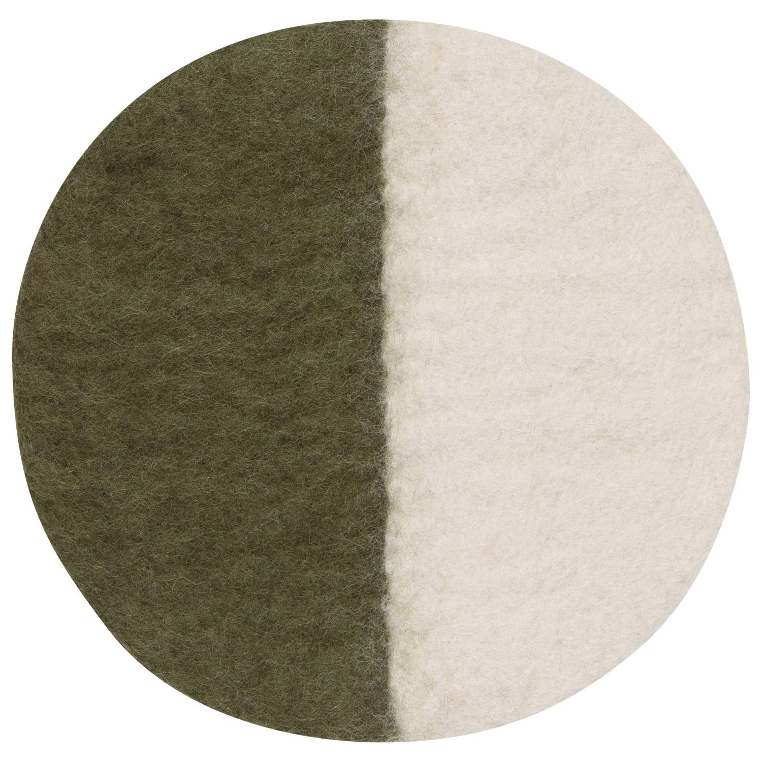 Danica Heirloom - Olive Felted Wool Trivet