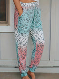 Women's autumn fashion new leopard print leggings loose fit