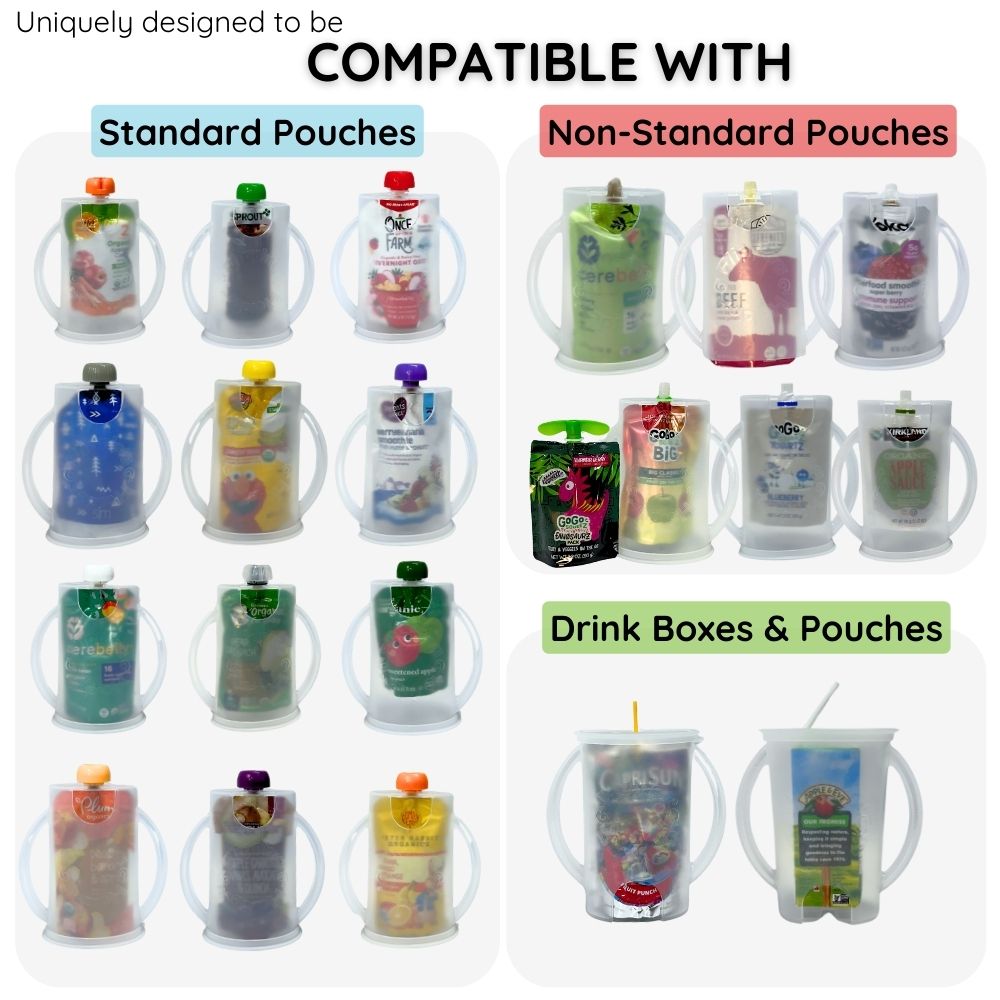 5-Pack Flipping Holder Classic | Food Pouch, Juice Box, Juice Pouch Holders
