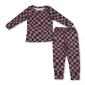 Long sleeves top pants baby kids fall pajamas set