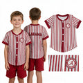 Short sleeves A stripe kids boys team shirt