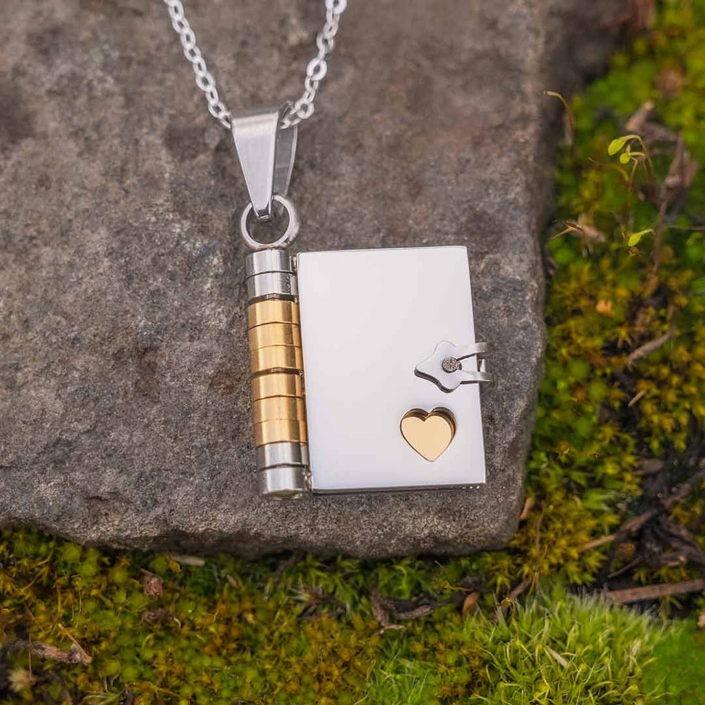 Book with Pages Necklace