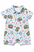 Fishing Snacks Polo Shorty One-Piece