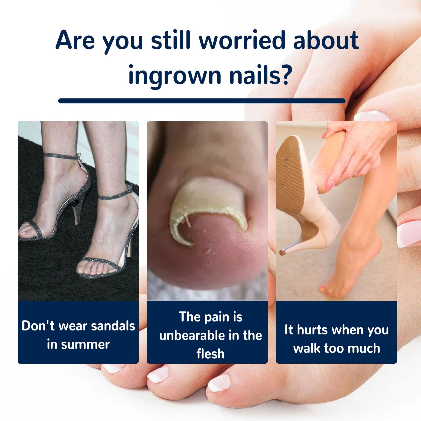 Nail Correction Patch, Nail Insert Correction And Repair Toe Manicure Nail Patch