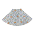 Light blue bow pumpkin kids girls fall active skirt
