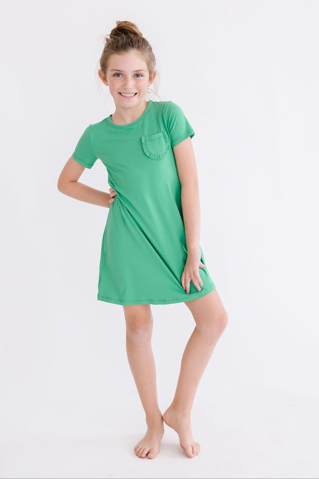 Kelly Green T-Shirt Dress