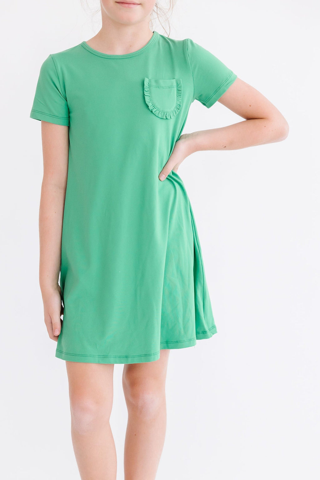 Kelly Green T-Shirt Dress