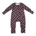 Long sleeves baby boy fall zipper romper