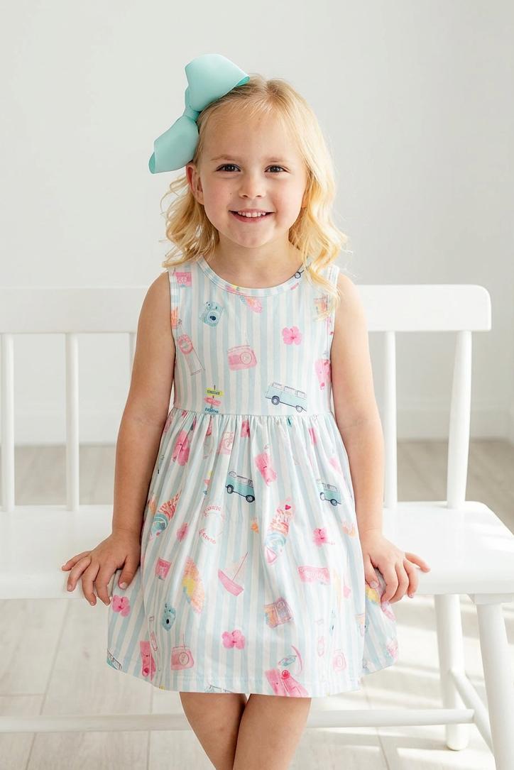 Malibu Girl Tank Twirl Dress