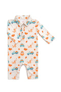 Pumpkin Spice Pups L/S Polo One-Piece
