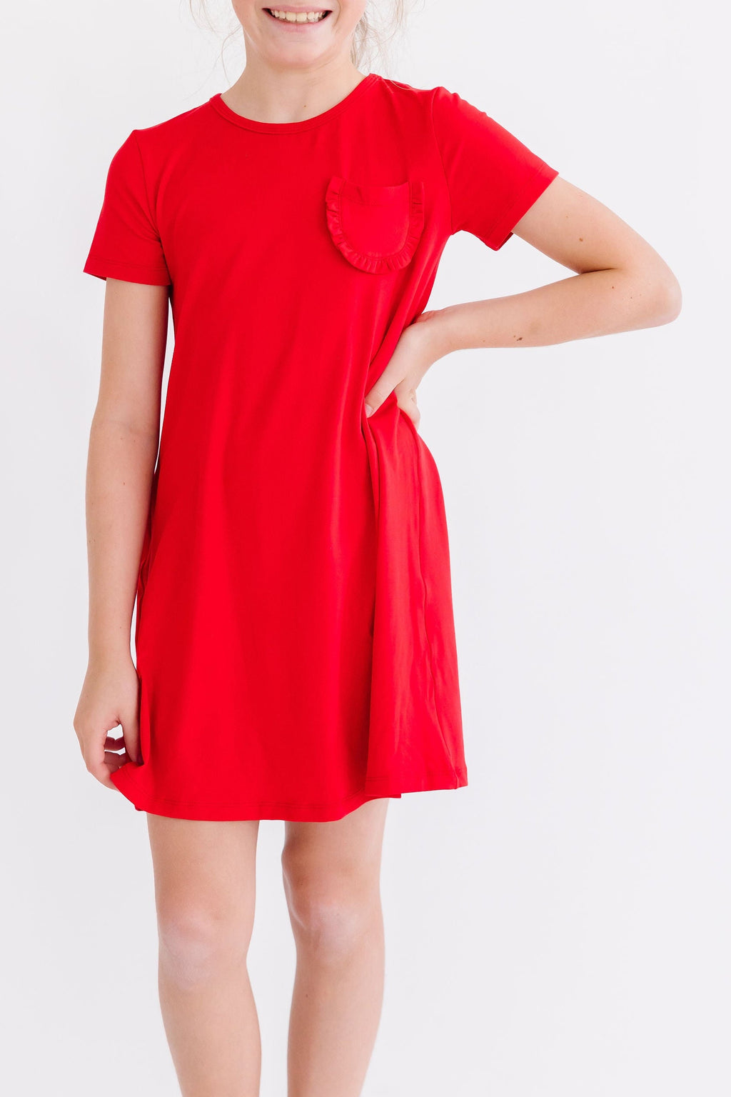 Red T-Shirt Dress