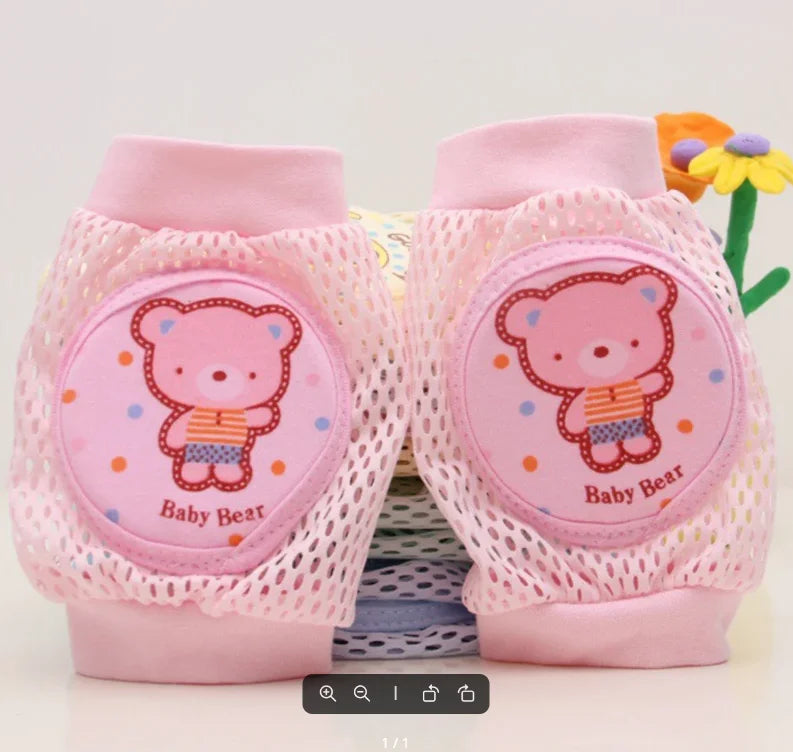 Kids Girl Boy Crawling Elbow Toddlers Baby Knee Pads Safety Mesh Kneepad Protector Leg Warmer Cushion Legging Infants Children