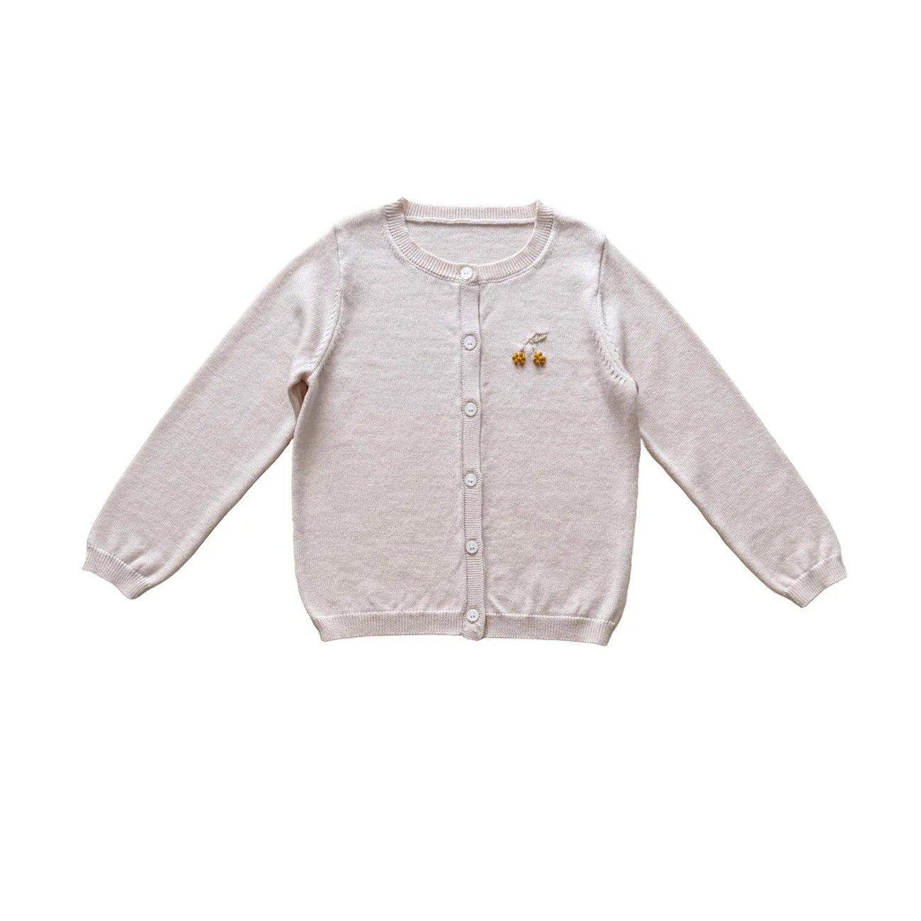 Girls Sweater BP Brand 2026 New Winter Cherry Baby Cardigan Cute Boys Tops Kids Clothes Pink Knitted Sweater Children Outwear