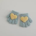Autumn Winter Warm Thicken Girls Pink Gloves Baby Riding Cute Gloves Kid Kindergarten Five Fingers Gloves 1-3Y