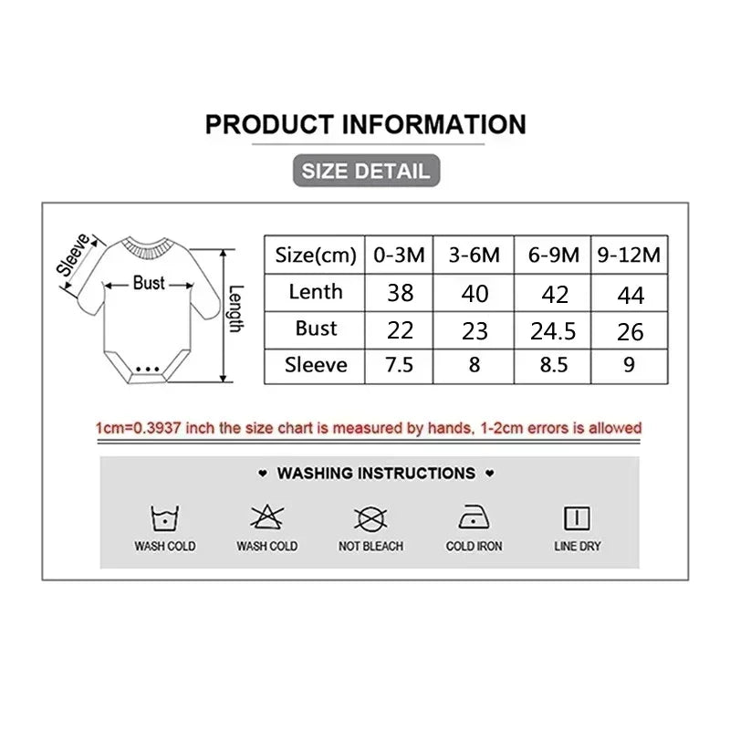 I Know I'm Very Cute Exquisite Print Pure Cotton Cloths Comfortable Onesie Bodysuit for Baby Jumpsuit for 0 To 12 Months Newborn