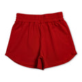 Red kids girls summer yoga active shorts