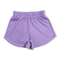 Purple kids girls summer yoga active shorts