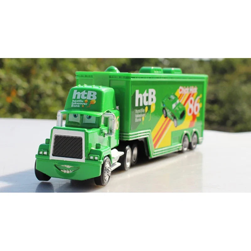 Cars 2 Mack Truck Pixar Racing Car Lightning McQueen Jackson Storm Car 3 Truck Set Metal Toy Model Car Gift For Kids Gift