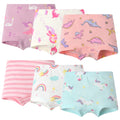 6 Pcs Kids Little Girls Underwear Toddler Baby 100% Cotton Soft Briefs Panties Cartoon Big Girls Undies 1-10 Years