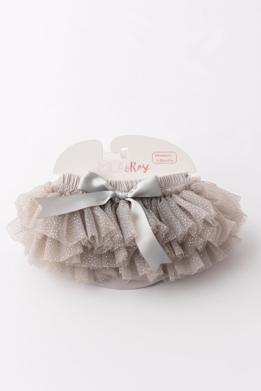 SALE Silver Glitter Ruffle Tutu Bloomer