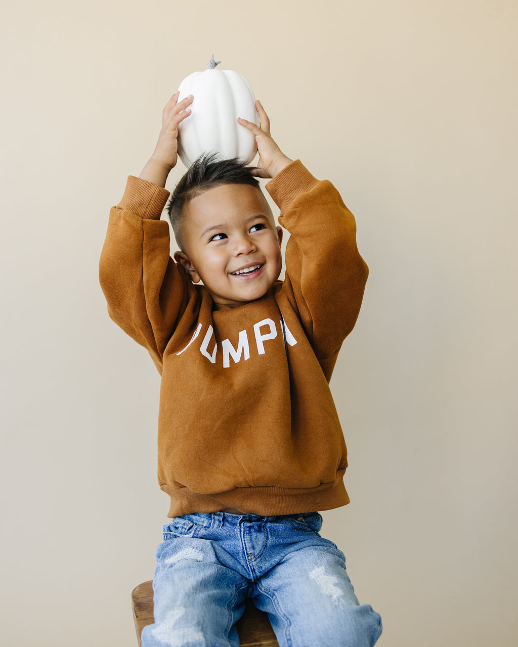 Pumpkin Crewneck Sweatshirt
