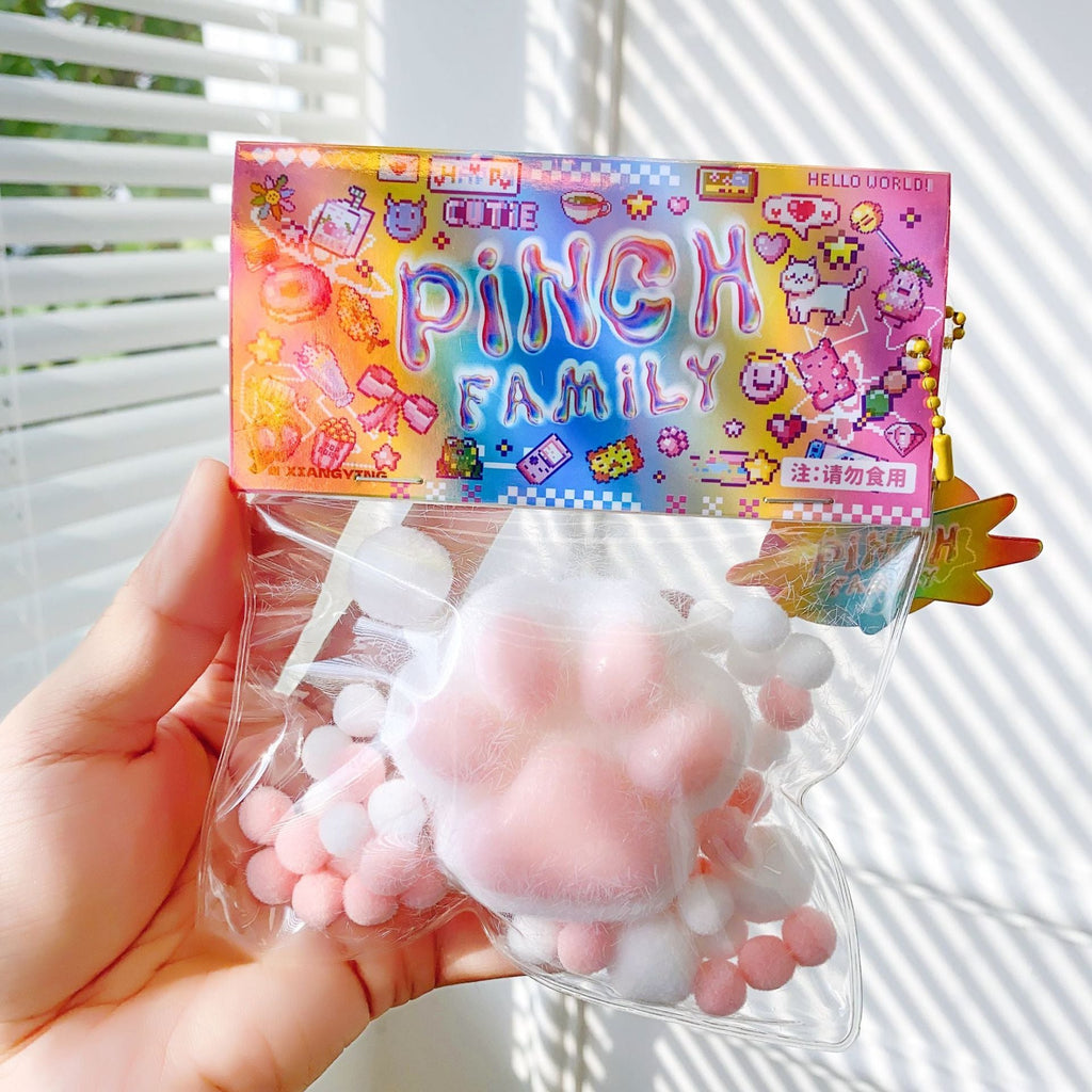 Decompress Squeezing Toy Cat's Paw Pressure Reduction Toy
