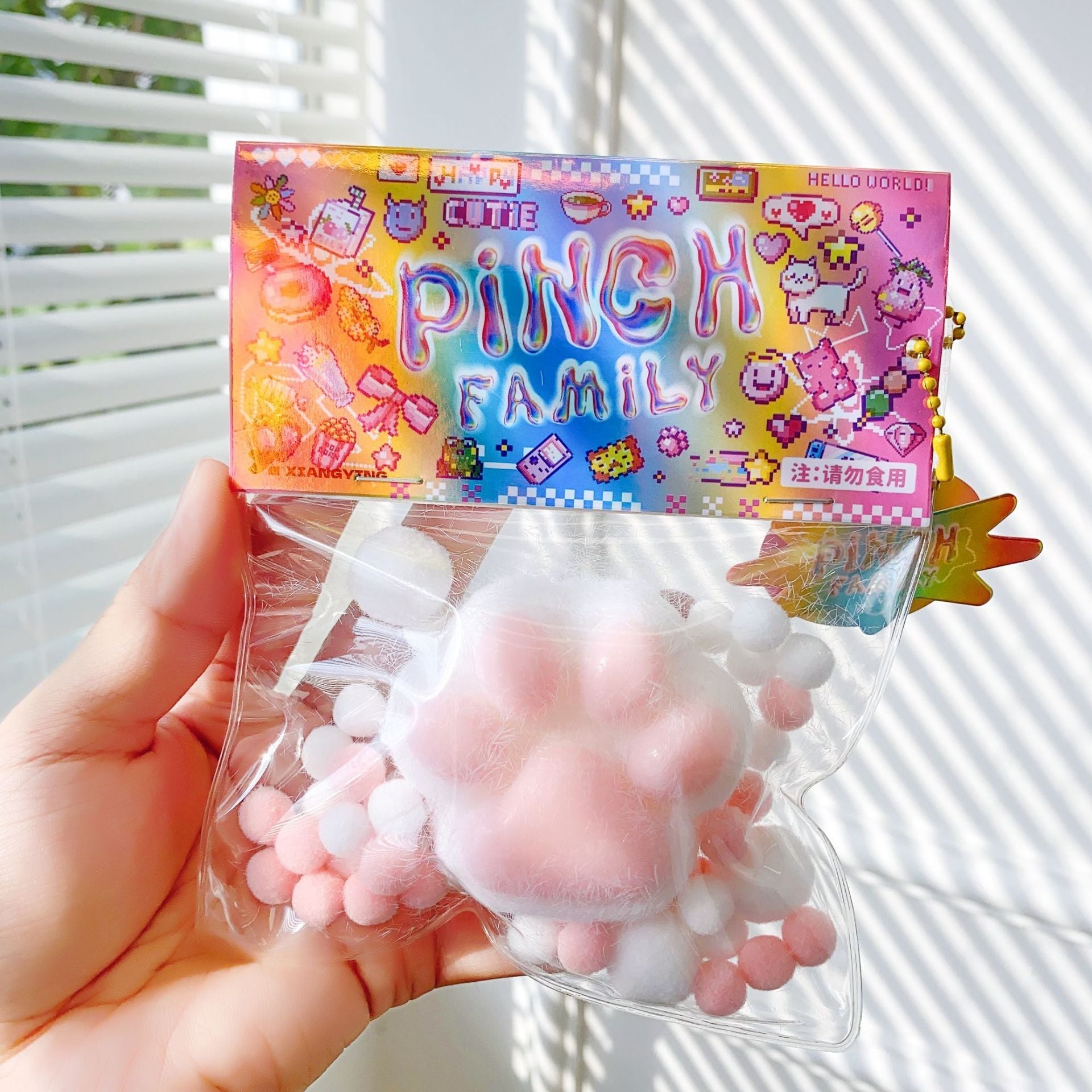 Decompress Squeezing Toy Cat's Paw Pressure Reduction Toy