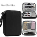 Accesorios digitales bolsa de acabado cargador de datos Cable de doble capa accesorios de viaje bolsa auriculares Usb Flash Drive organizar