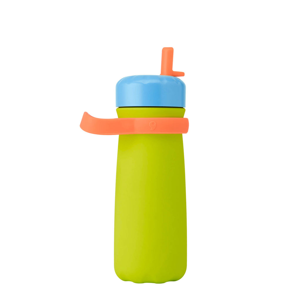 16oz Lime Sherbet Traveler with Flip Straw Lid