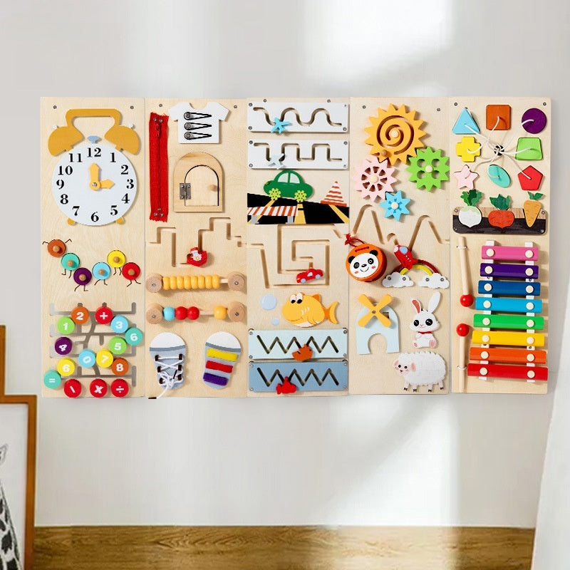 Baby Early Education Enlightenment Multi-functional Wall Game Children's Exploration Cognitive Exercise